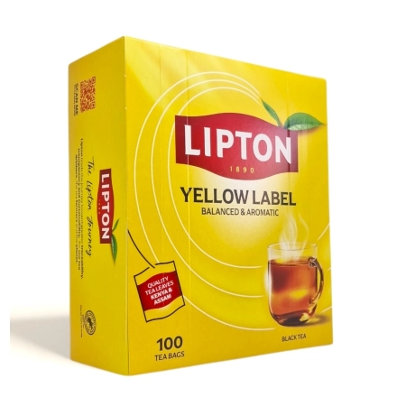 Herbata czarna Lipton YELLOW LABEL 100 torebek
